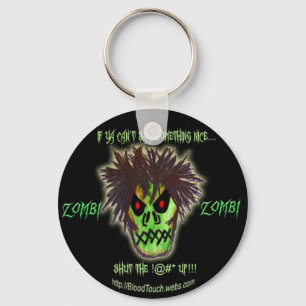 zombieshutupkeychain nyckelring