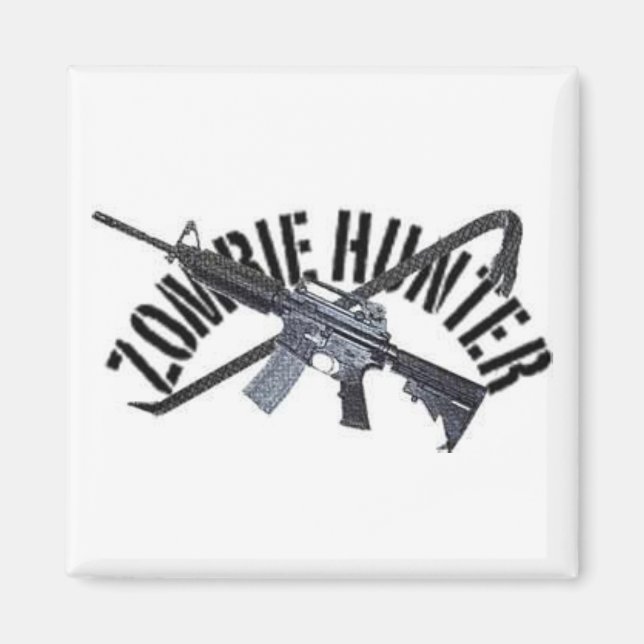 zombiesjägare magnet (Framsidan)