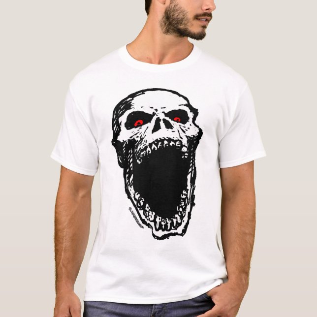 ZombieskalleT-tröja T-shirt (Framsida)