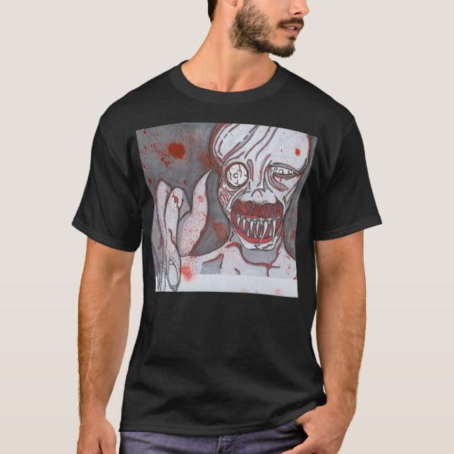Zombieskjorta T-shirt (Framsida)