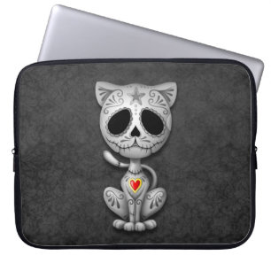 Zombiesockerkattunge, mörk laptop fodral