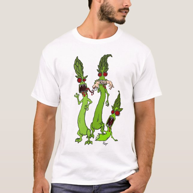 Zombiesparrisskjorta T-shirt (Framsida)