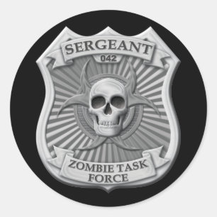 Zombiespecialgrupp - Sergeant Förse med märke
