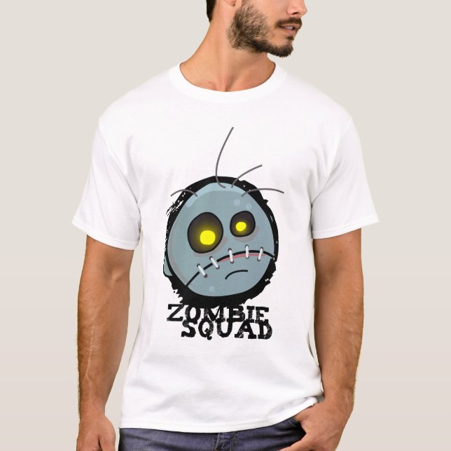 ZombieSquad (vit) T-shirt (Framsida)