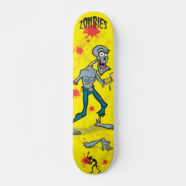 ZombiesSkateboard Skateboard Bräda 19,5 Cm (Framsida)