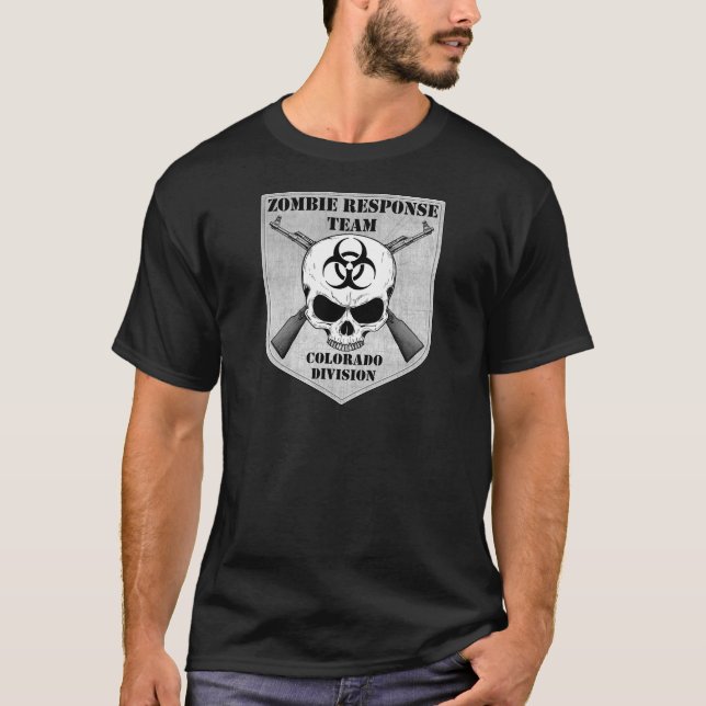 Zombiesvarslag: Colorado uppdelning T-shirt (Framsida)