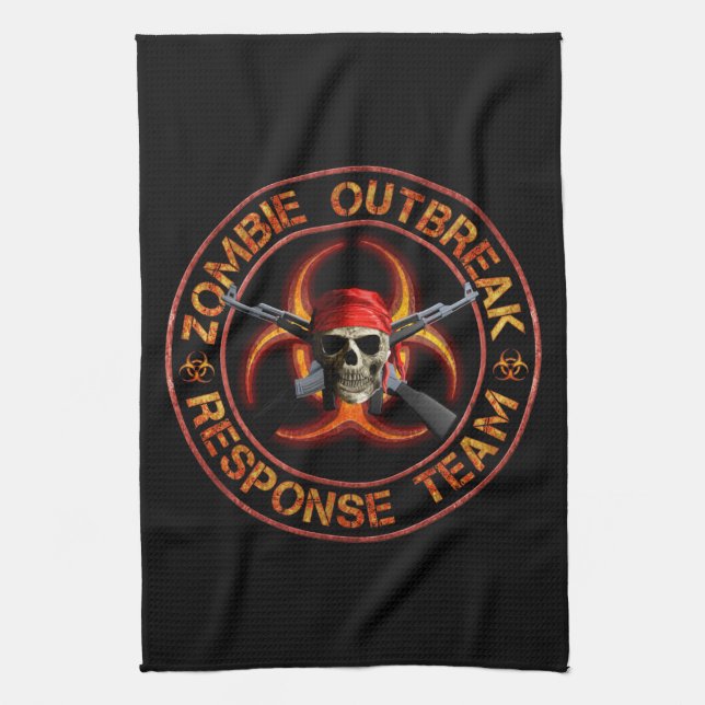 Zombiesvarslag Kökshandduk (Vertikal)