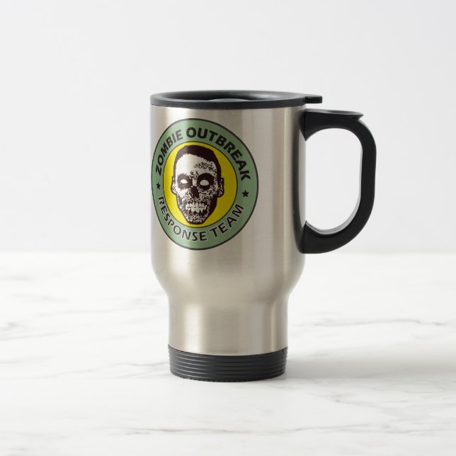 zombiesvarslag, zombieansikte resemugg (Höger)