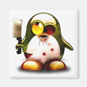 ZombieTux (Linuxtuxen) Magnet