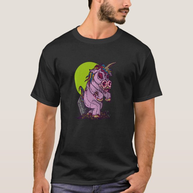Zombieunicorn T Shirt (Framsida)
