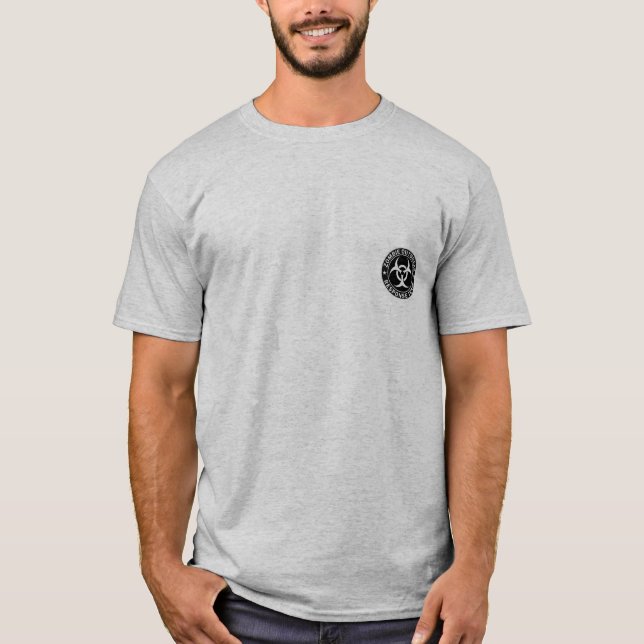 Zombieutbrottskjorta T-shirt (Framsida)