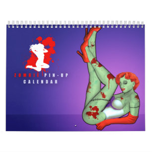 Zombieutvikningsbildkalender 2014 kalender