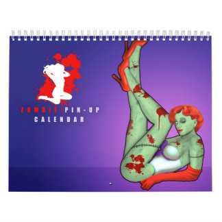 Zombieutvikningsbildkalender 2014 kalender