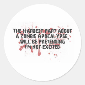 ZombieVerse Runt Klistermärke