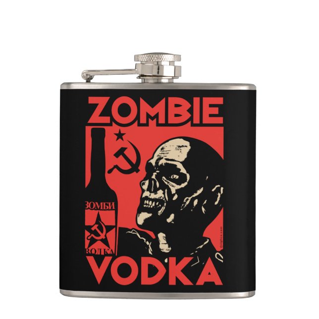 ZombieVodkaflaska Fickplunta (Framsidan)