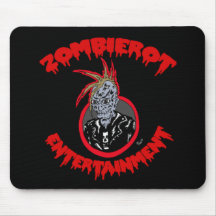 "ZombieXtoph" Zombierot logotyp Mousepad