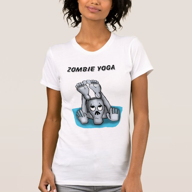 ZombieYogaskjorta T-shirt (Framsida)