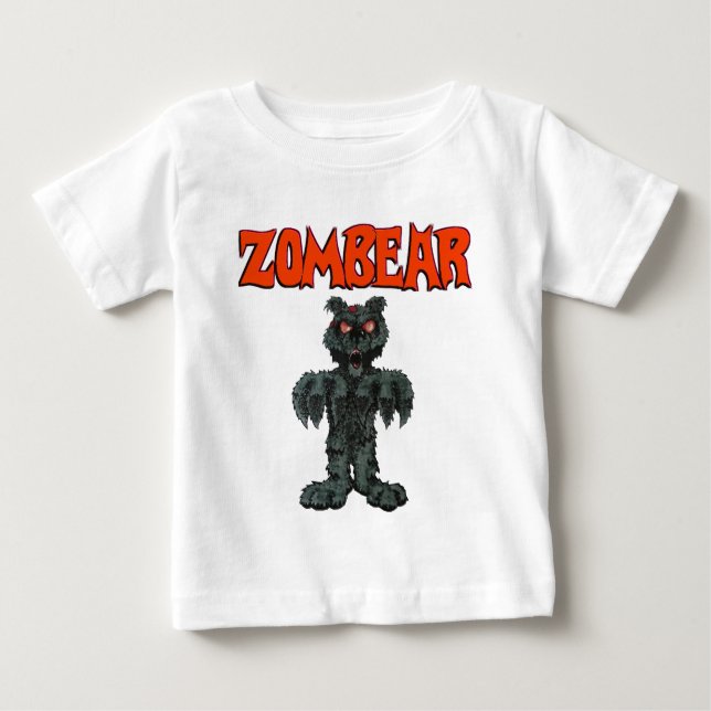 ZombieZ ZOMBEAR SPÄDBARNT-TRÖJA T Shirt (Framsida)