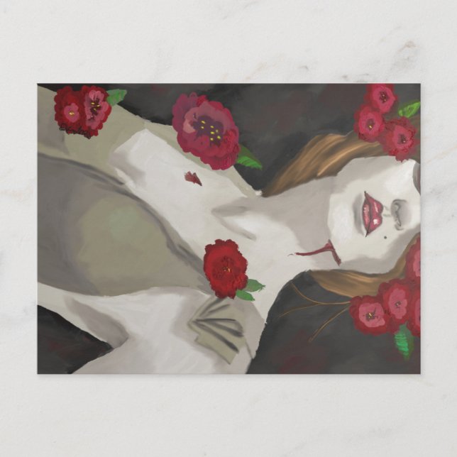 Zombified Beauty Vykort (Framsida)