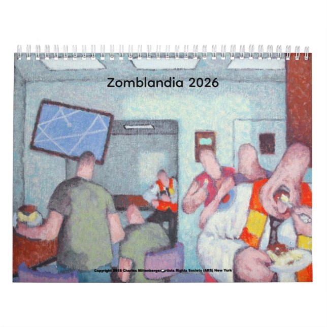 Zomblandia 2026 Calendar Kalender (Omslag)