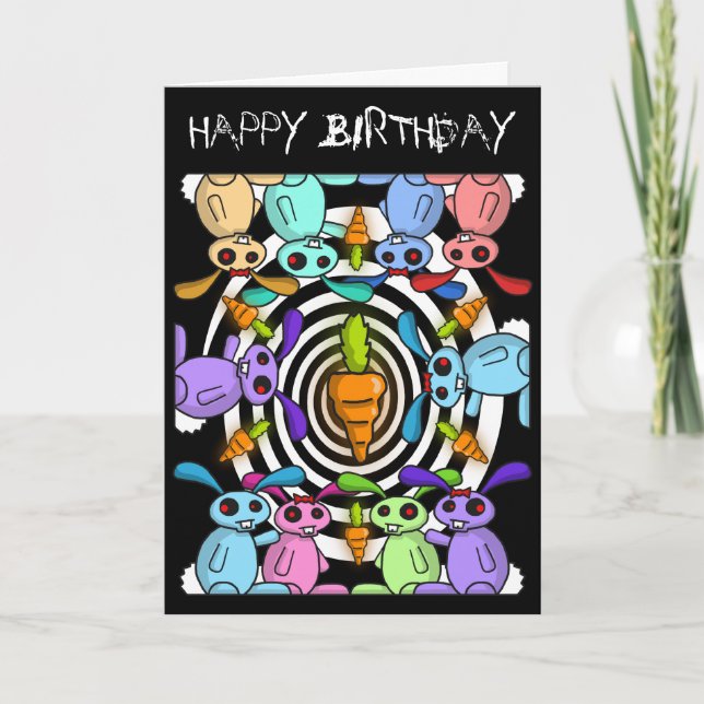 Zombunz Birthday Card Kort (Framsida)