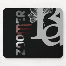 ZOMER Mousepad Trend Abstrakt Art Black Powdery