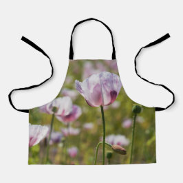 Zomers veld met  lila bloemen in bloei.