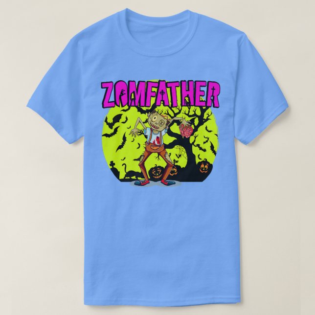 Zomfather Funny Zombie Premium T Shirt (Design framsida)