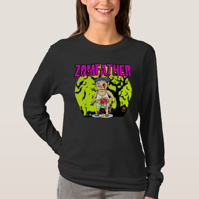 Zomfather Zombie 1 T Shirt (Framsida)