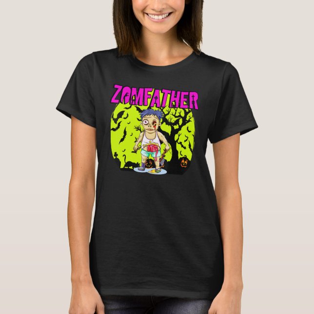 Zomfather Zombie 1 T Shirt (Framsida)