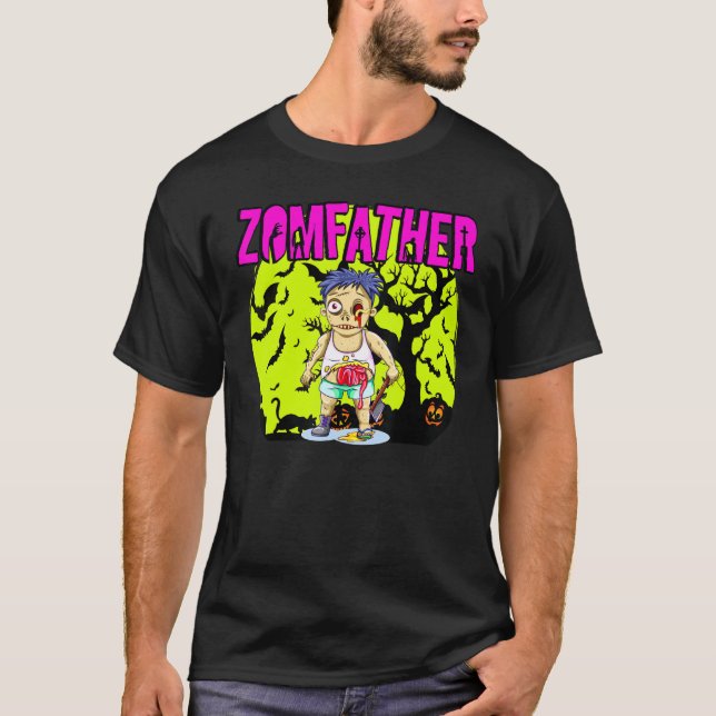 Zomfather Zombie 1 T Shirt (Framsida)