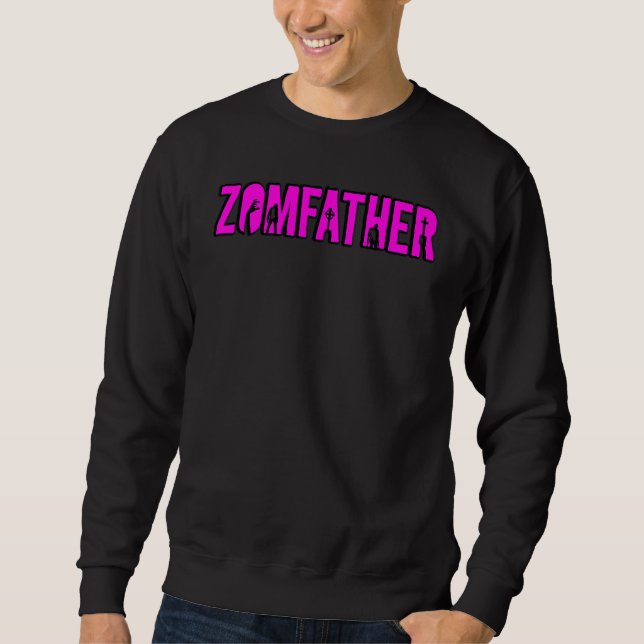 Zomfather Zombie Lång Ärmad Tröja (Framsida)