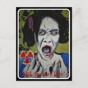 ZomGeisha-vykort Vykort