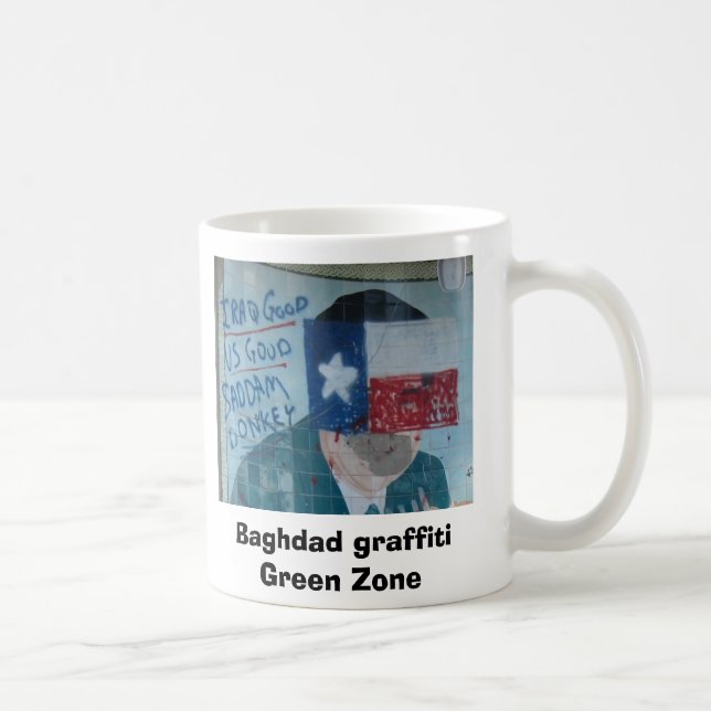 Zon för Baghdad grafittigrönt Kaffemugg (Höger)
