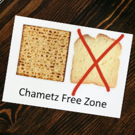 Zon, fritt från Passover Chametz Kort