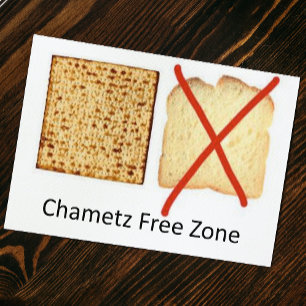 Zon, fritt från Passover Chametz Kort