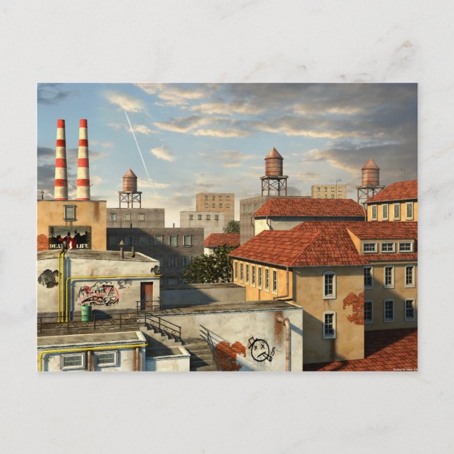Zon Industrielle - Dag Vykort (Framsida)
