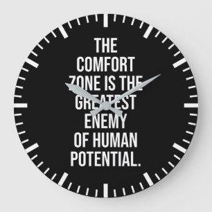 Zon komfort, gym, hustle, success, motivation stor klocka