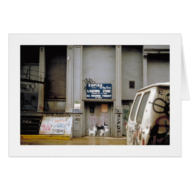 ZON LASTNING - New York 1988 Hälsningskort (Framsidan Horizontal)