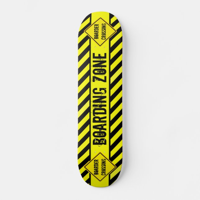 zon ombordstigning old school skateboard bräda 21,6 cm (Framsida)