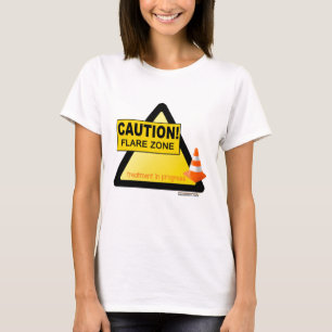 Zon orange kottet-skjorta för signalljus t-shirt