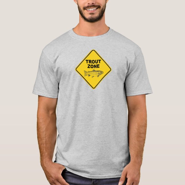 Zon regnbågsfiske t shirt (Framsida)