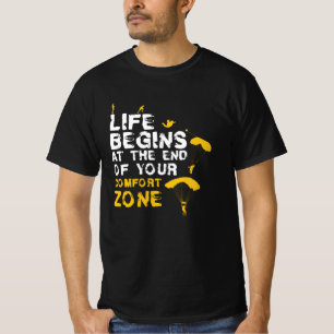 Zon Skydiver för livets första komfort T Shirt