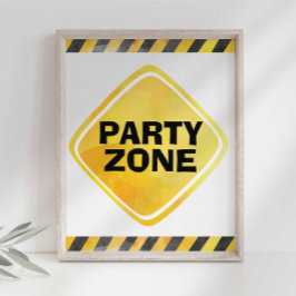 Zon skylt Lastbil Party