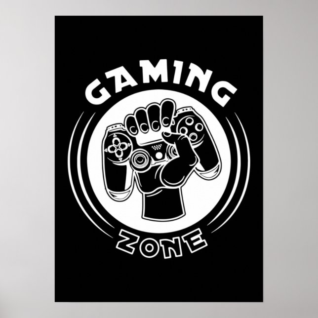 Zon spelupplevelse, Mancave - Funny Video Gamer, s Poster (Framsidan)