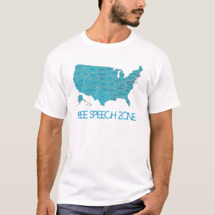 Zon T-tröja för åsiktsfrihet T Shirt