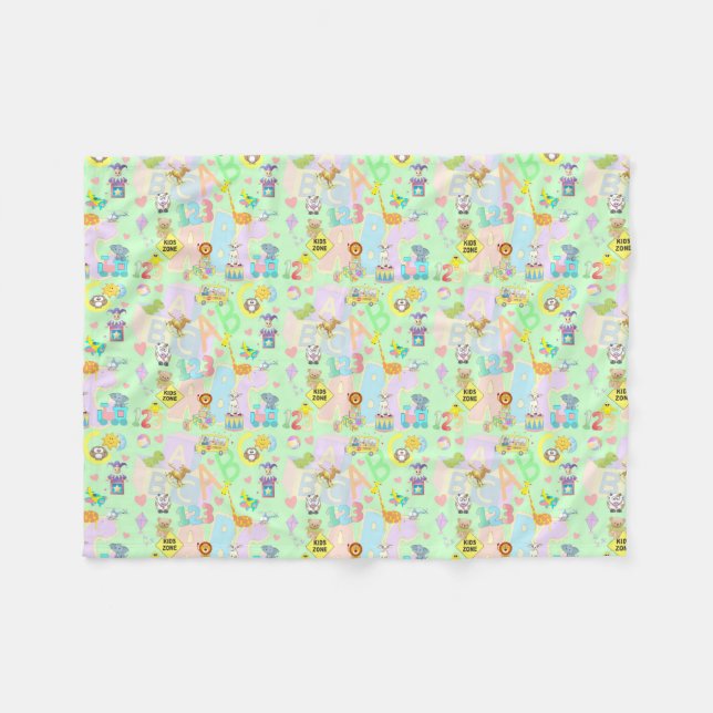 Zona barn fleecefilt (Framsidan (Horisontell))