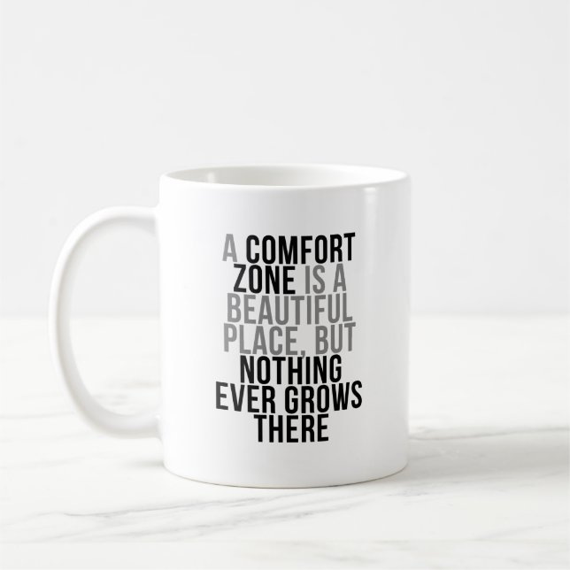 Zona citattecken för komfort kaffemugg (Vänster)