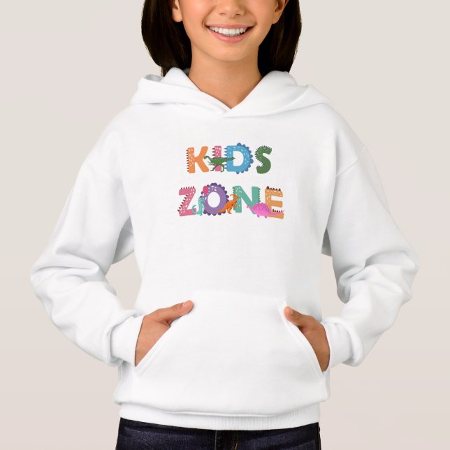 Zona dinosaurs för barn t shirt (Framsida)