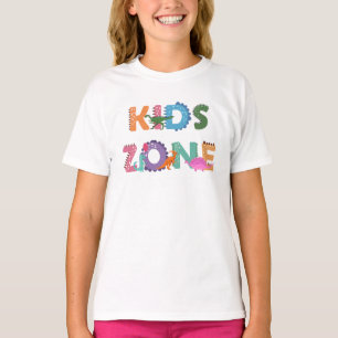 Zona dinosaurs för barn t shirt